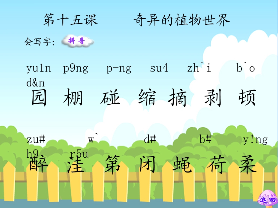 奇异的植物世界生字词学习.ppt_第2页