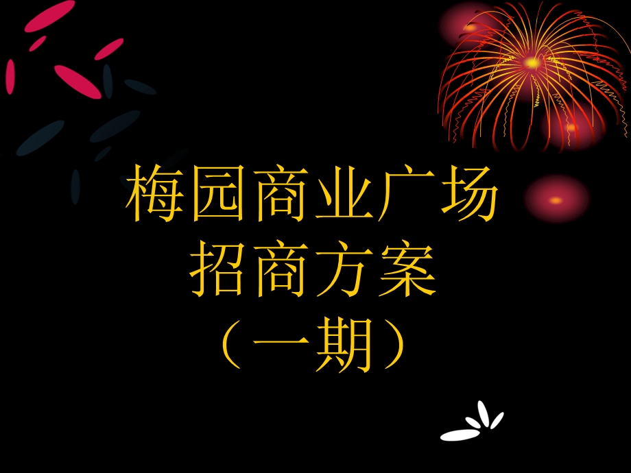 商业广场一期招商方案.ppt_第1页