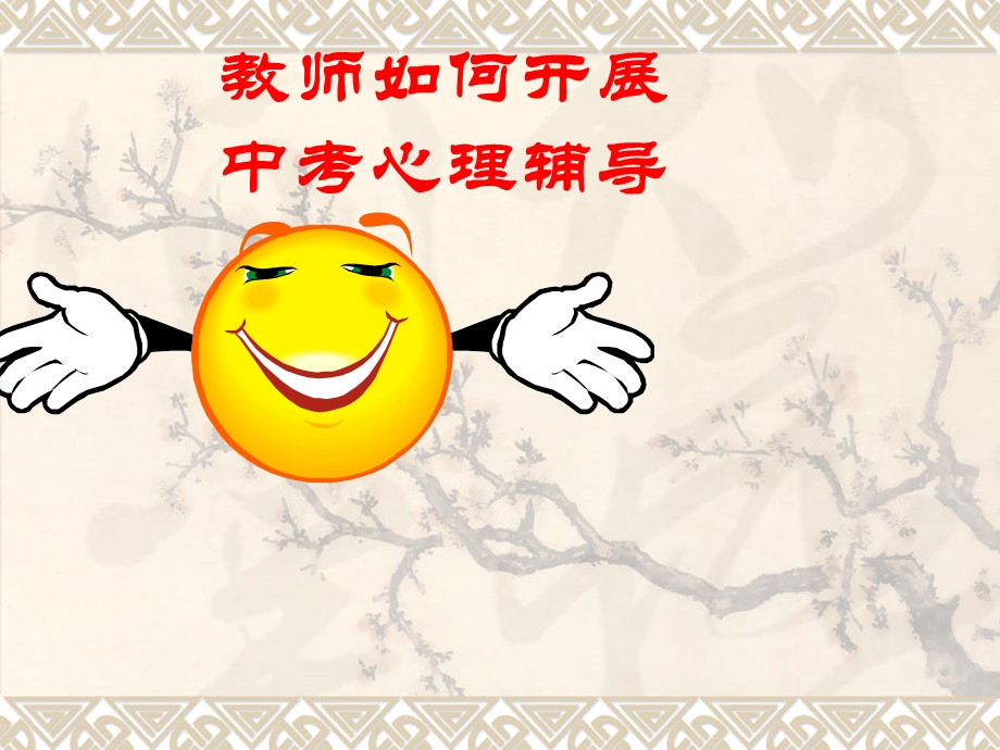 教师如何开展中考考前辅导.ppt_第1页