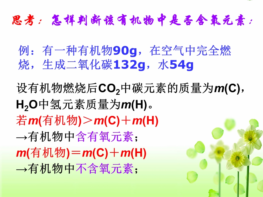 有机化合物组成的研究教学PPT.ppt_第3页