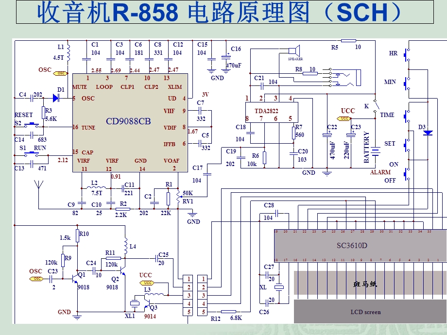 收音机电路图总原理图及各部分功能.ppt_第1页