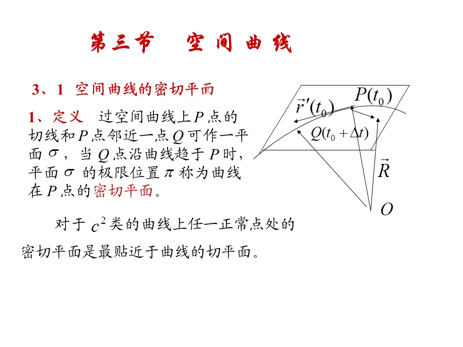 微分几何空间曲线.ppt_第1页