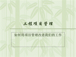 工程项目管理(第二版).ppt