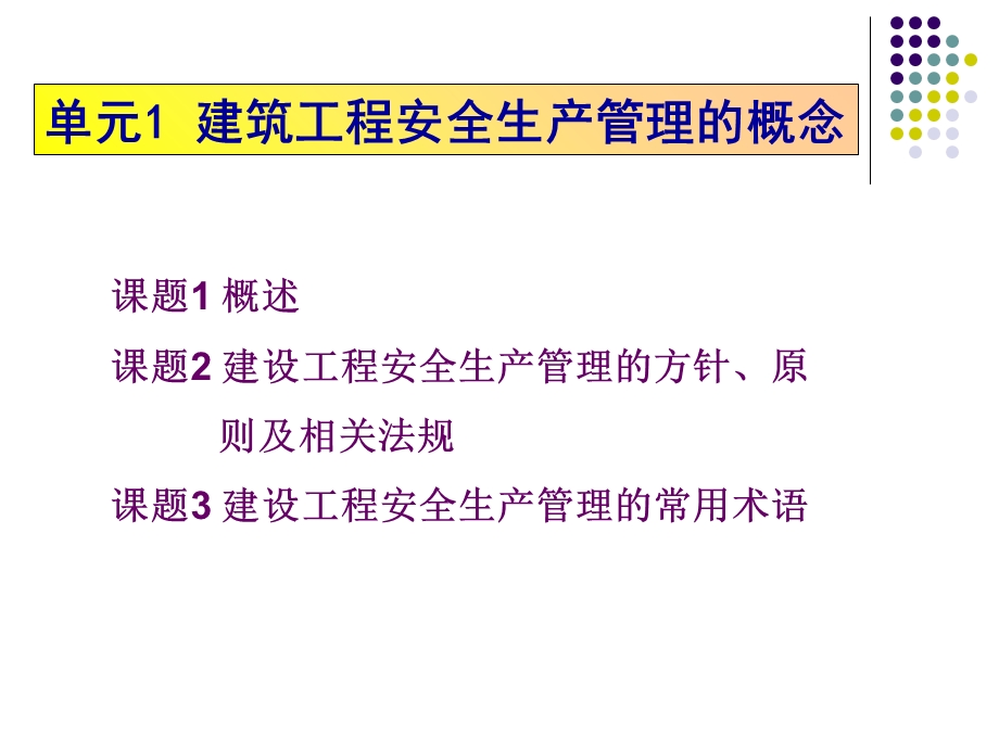 建筑工程安全生产管理的概念.ppt_第1页