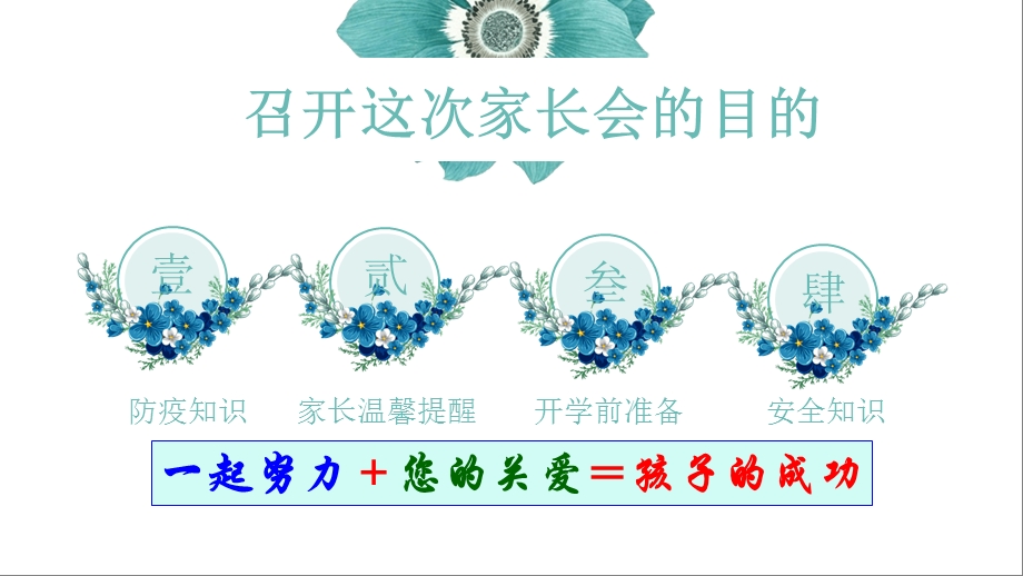 春暖花开-2020年四年级一班线上家长会.ppt_第1页