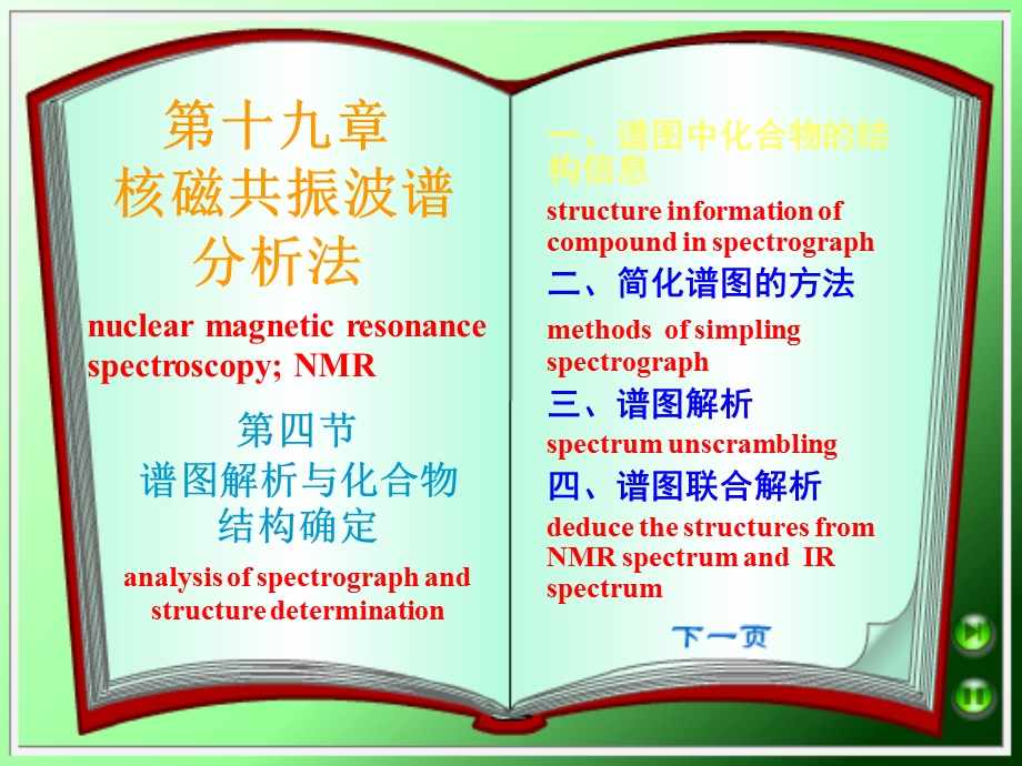 核磁共振谱图解析与结构确定.ppt_第1页