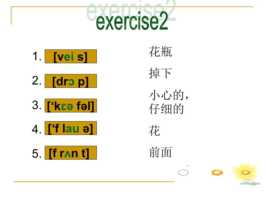 新概念英语第一册39单词.ppt_第3页