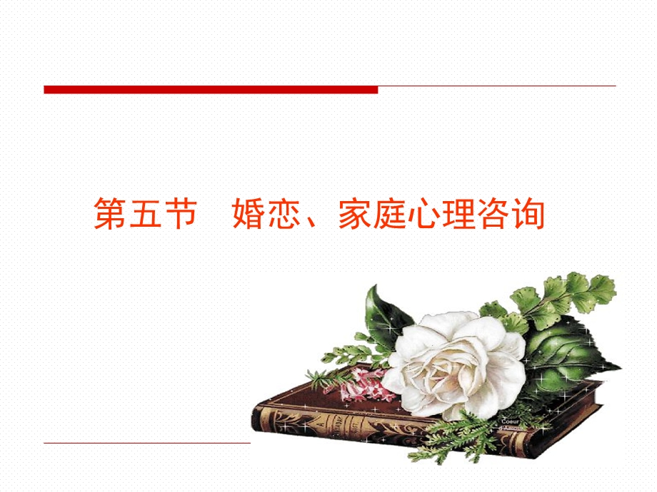 心理咨询师培训-咨询心理学05：婚姻家庭咨询.ppt_第1页