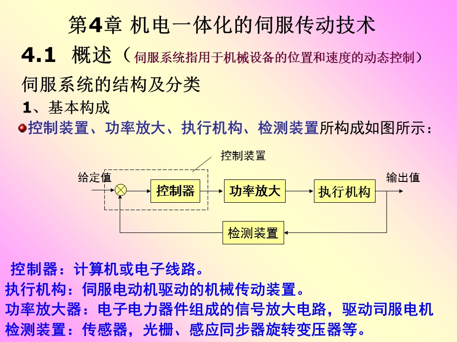 机电一体化中的司服传动技术.ppt_第1页