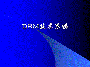 广播电视发送技术DRM技术系统.ppt