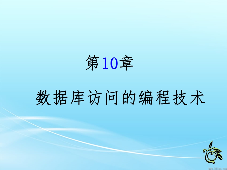 数据库访问的编程技术.ppt_第1页