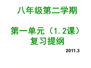 政治八年级下册第一、二课PPT复习提纲(人教版).ppt