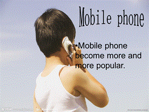 小学英语作文(mobilephone).ppt