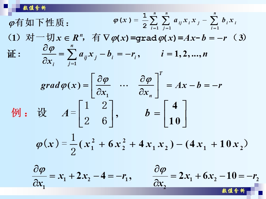 数值分析解线性方程组的极小化方法.ppt_第3页