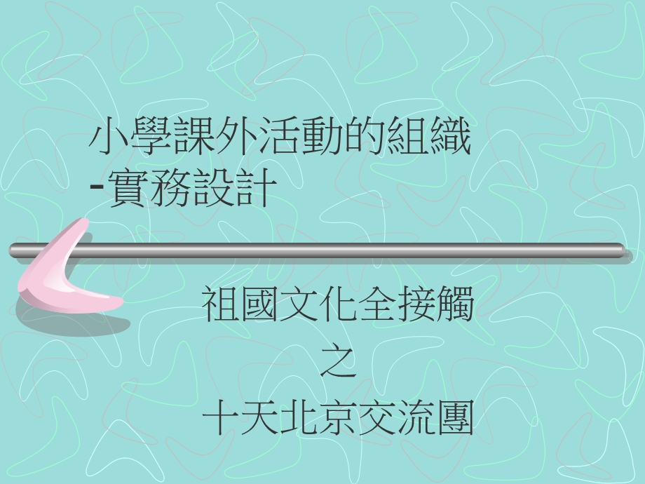 小学课外活动的组织.ppt_第1页