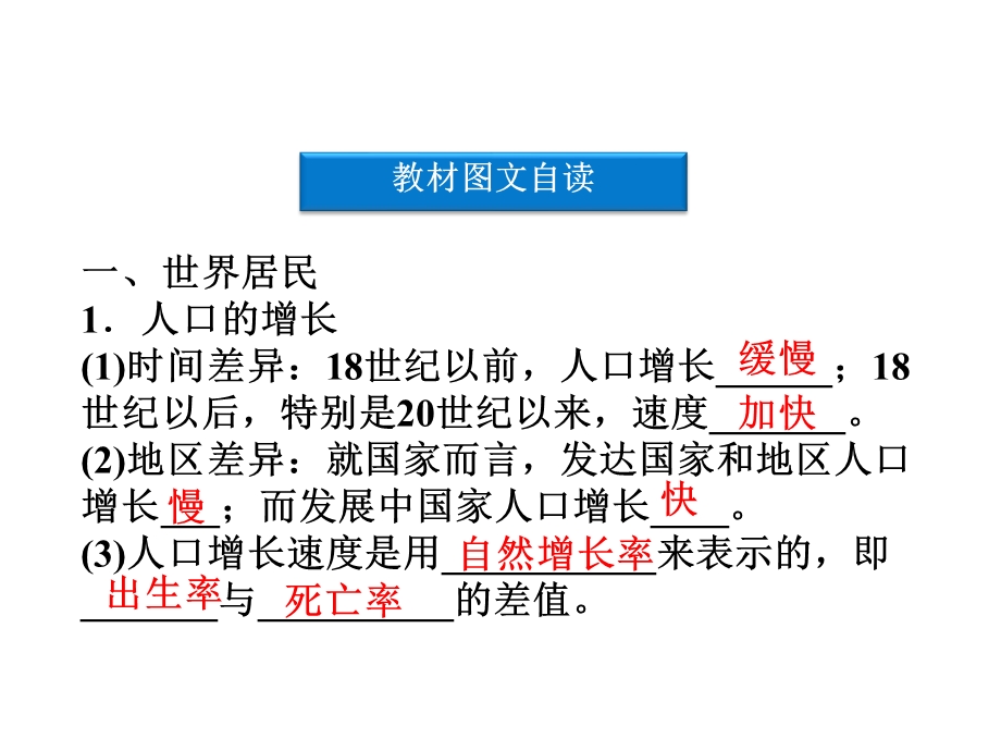 居民与聚落、世界的发展差异课件(区域地理).ppt_第3页