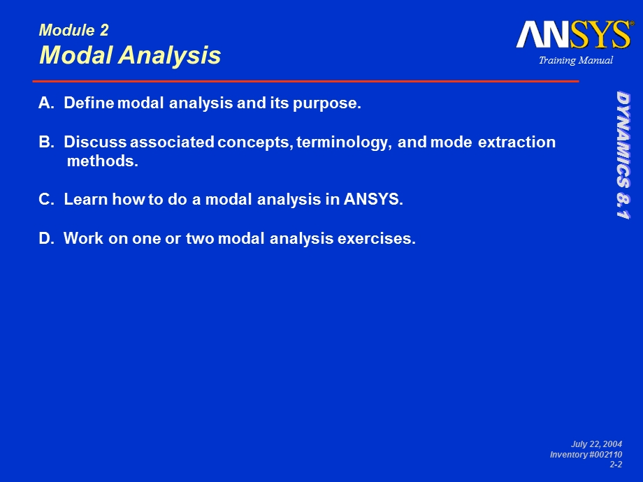 有限元模态分析-ANSYS.ppt_第2页