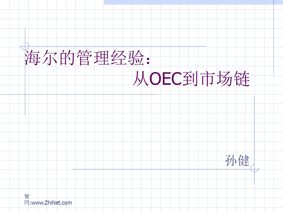 海尔的管理经验：从OEC.ppt_第1页