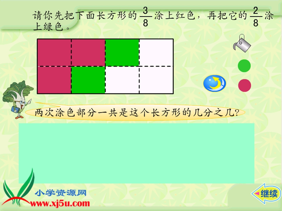 苏教版三年级数学上册课件简单分数的加减法.ppt_第3页