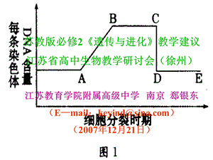 苏教版教学素材江苏教育学院附属高级中学苏教版必修2(遗传与进化).ppt