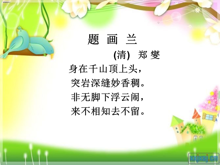 鄂教版六年级题画兰.ppt_第3页