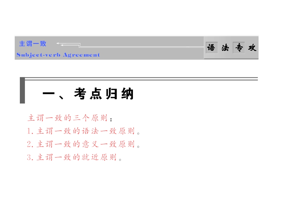 语法专攻20主谓一致.ppt_第1页