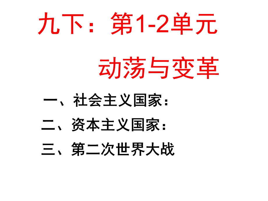 苏教版历史九下12单元(封燕).ppt_第1页