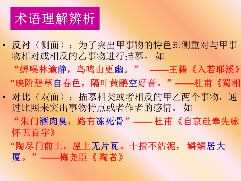 鉴赏古诗词的表现手法.ppt_第3页