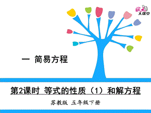 等式的性质和解方程.ppt