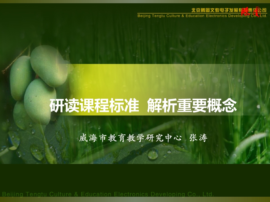 研读课程标准解析重要概念.x.ppt_第1页