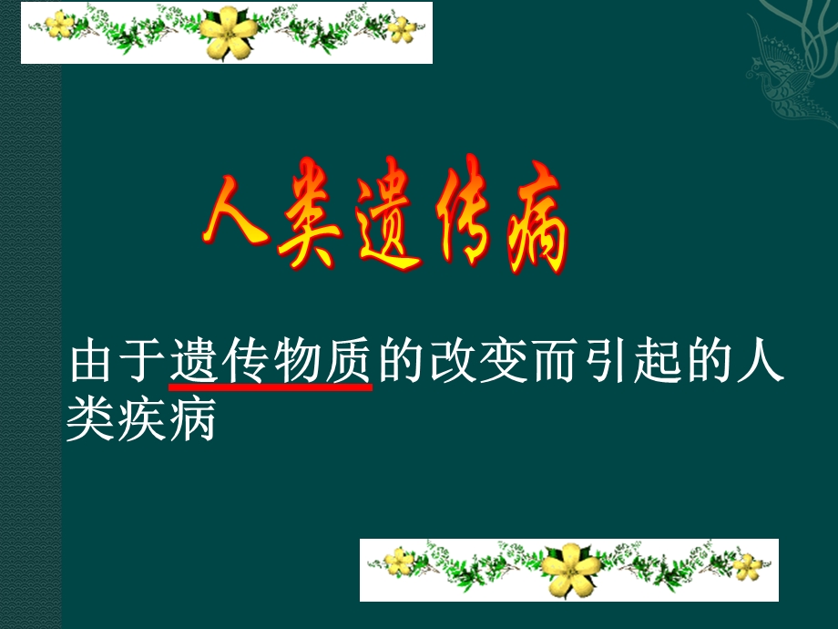 苏教版教学课件生物：苏教版必修二45关注人类遗传病(课件).ppt_第3页