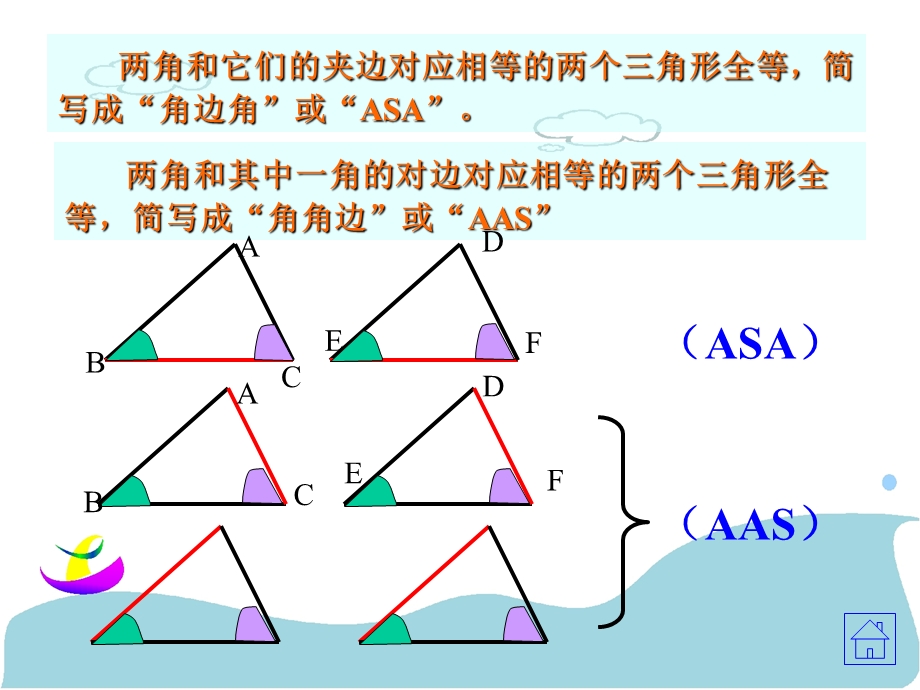 浙教版八年级数学上册教学课件：1.5三角形全等的判定.ppt_第3页