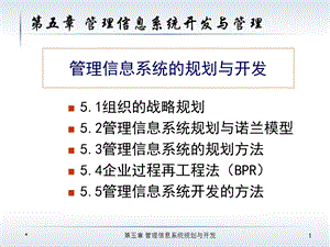 管理信息系统的规划与开发.ppt