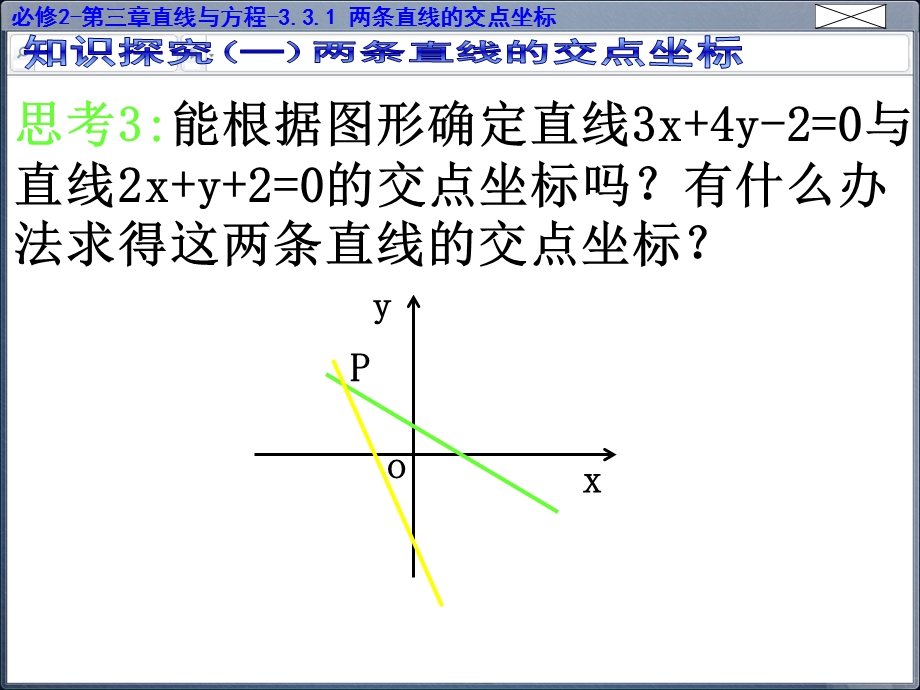 直线与方程-3.3.1两条直线的交点坐标.ppt_第3页