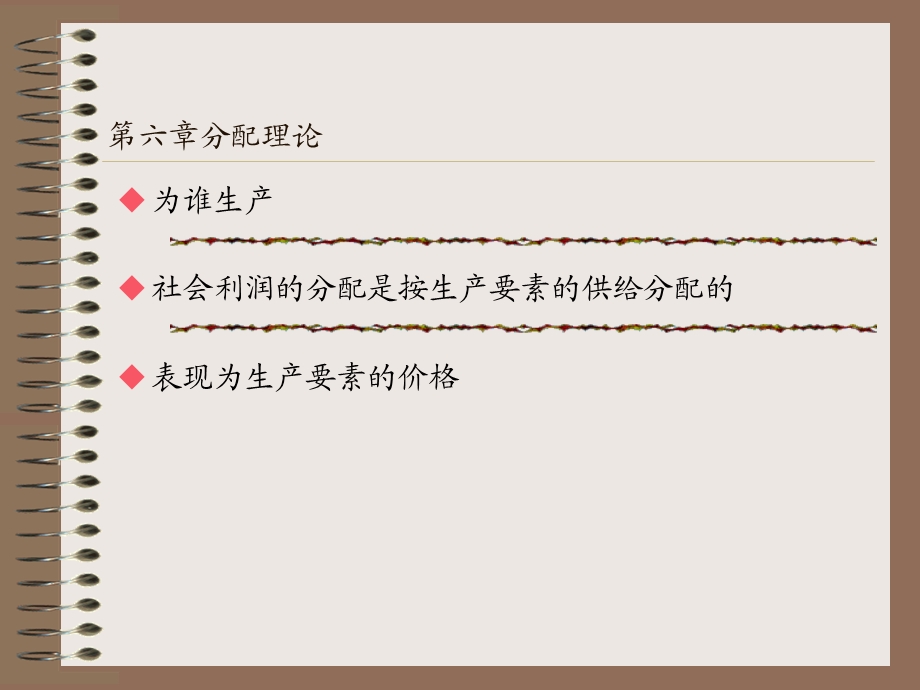 经济学基础第六章分配理论.ppt_第1页