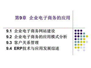 电子商务基础第9章.ppt