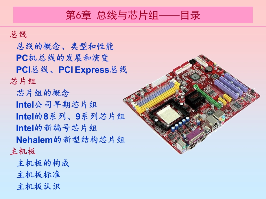 计算机硬件基础第6章(总线与芯片组).ppt_第1页