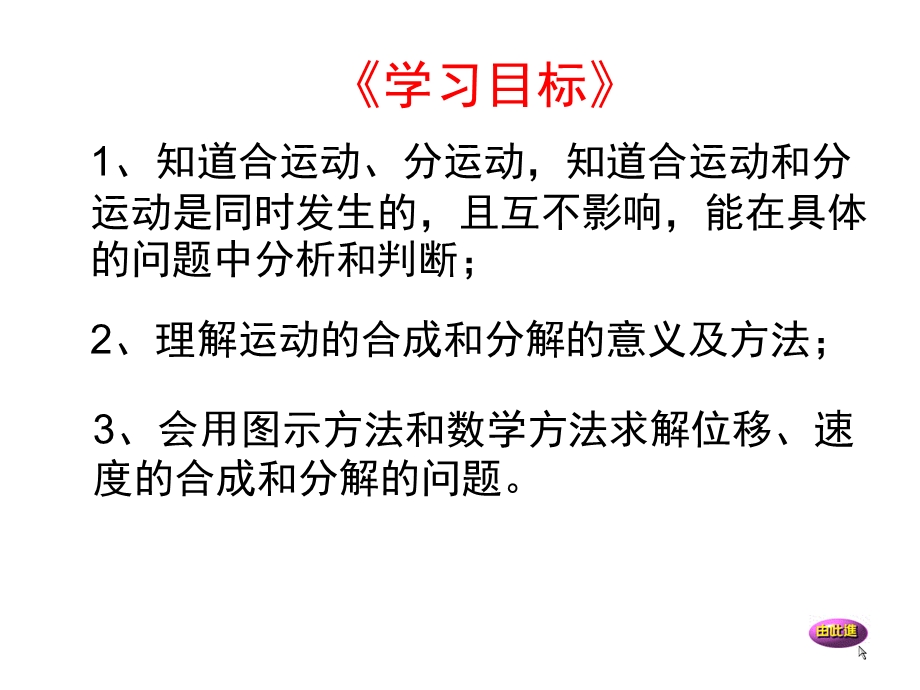 运动的合成与分解(自整理).ppt_第2页