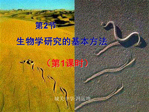 生物七年级上北师大版1.2.2生物学研究的基本方法.ppt