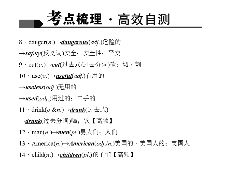 聚焦中考英语(人教版)考点聚焦课件第4讲七年级(下).ppt_第3页