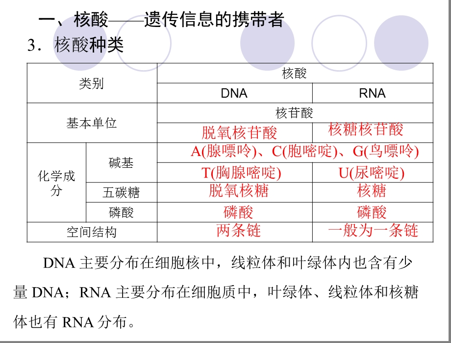 轮复习必修一核酸、糖类和脂质.ppt_第3页