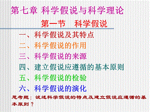 研究生教材自然辩证法之科学假说.ppt