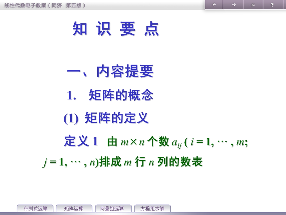 线性代数第二章知识要点.ppt_第1页