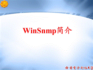 网络管理讲义WinSnmp应用简介.ppt