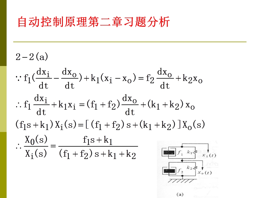 自动控制原理习题答案分析第二章节华南理工版.ppt_第3页