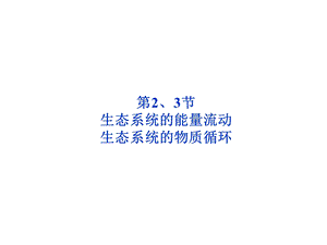 生物-生态系统的能量流动.ppt