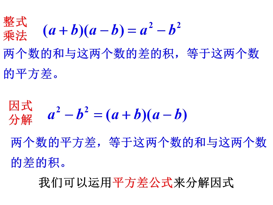 用乘法公式分解因式浙教版.ppt_第3页