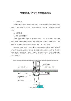 塔楼装修竖向大装饰条精度控制措施.docx