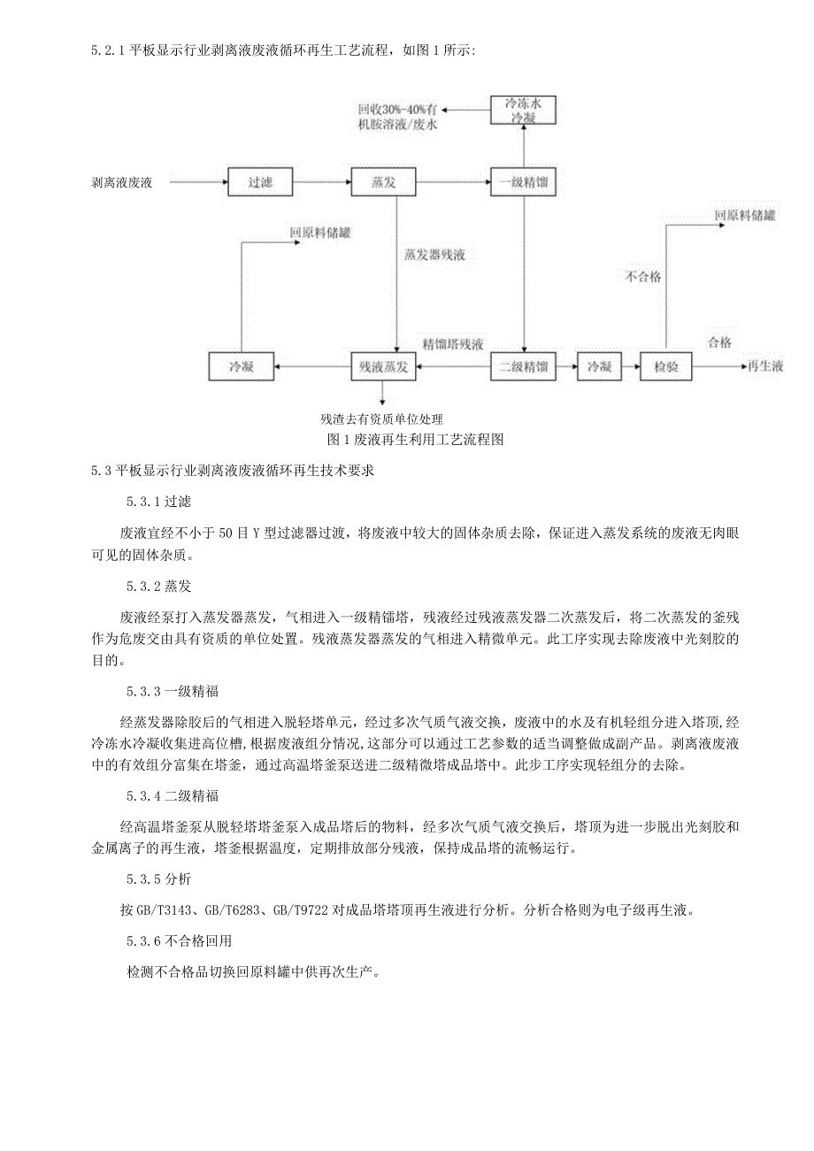 平板显示用剥离液循环再生利用技术要求.docx_第2页