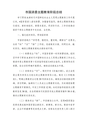 主题教育阶段总结.docx